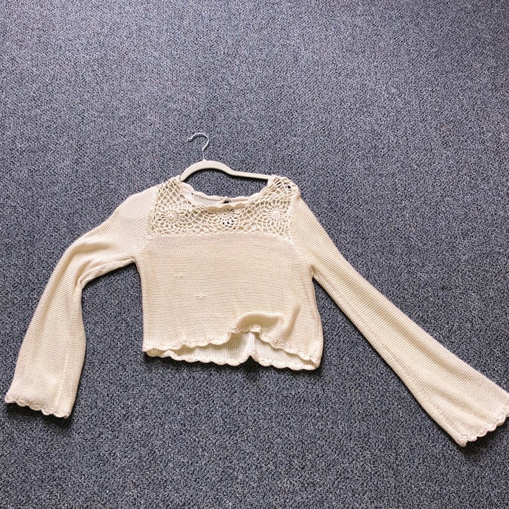 Crop sweater